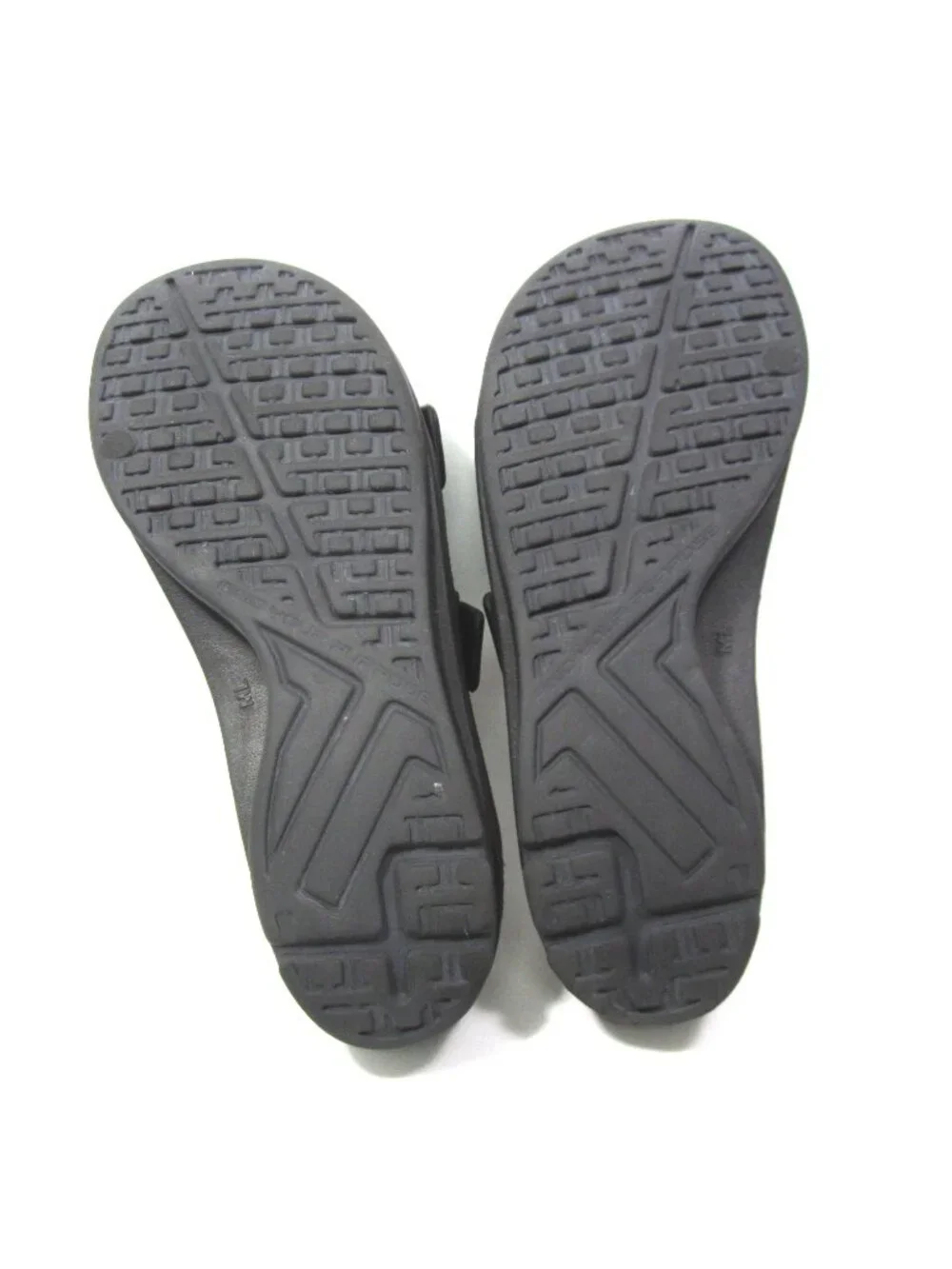 Telic Womens M/L 10 Boise Bliss Black Adjustable Buckle Slide Recovery Sandals